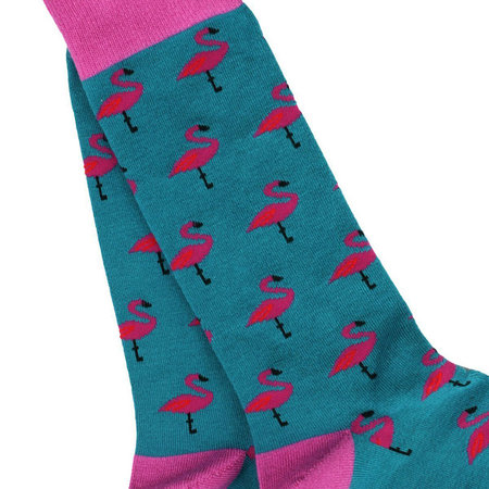 Bamboe Damessokken Flamingo