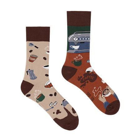 Mismatched Sokken Koffie