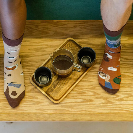 Mismatched Sokken Koffie