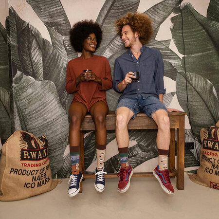 Mismatched Sokken Koffie