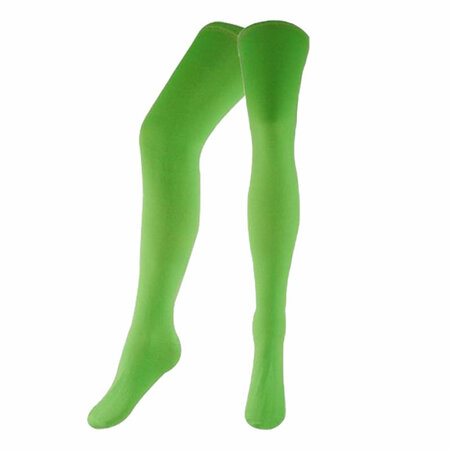 Kousen Overknee Uni Neon Groen