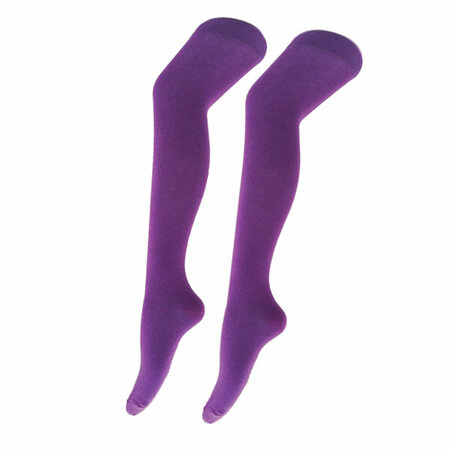 Kousen Overknee Uni Paars
