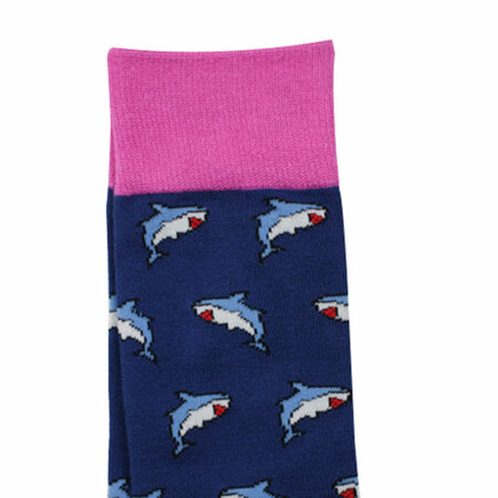 Bamboe Herensokken Shark extra groot