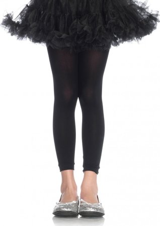 Kinderpanty Voetloos Zwart