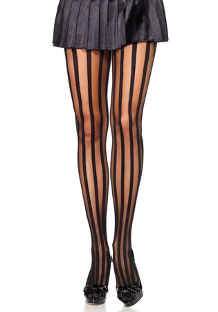 Panty Transparant met Verticale Streep