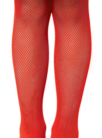Kinderpanty Visnet Rood Maat Medium