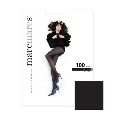 Panty Basic 100 Denier Velvet Opaque Zwart