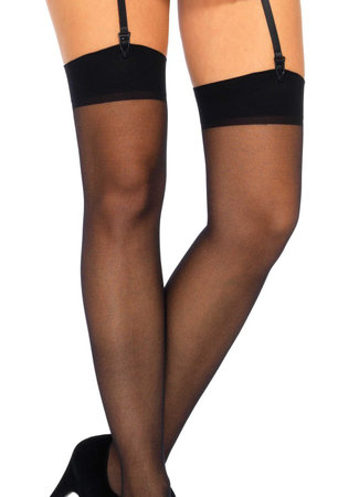 Kousen Transparant Sheer 20 Denier Zwart