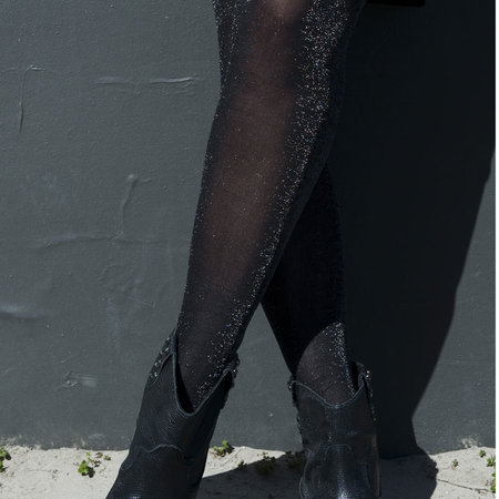 Panty Glittering in Zwart