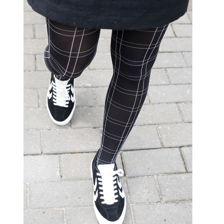 Panty Zwart Chalky Checks
