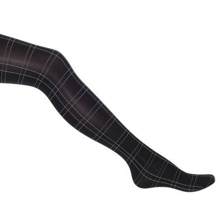 Panty Zwart Chalky Checks