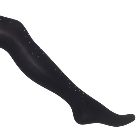 Panty Zwart Chic met Steentjes
