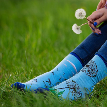 *Mismatched Sokken Dandelion