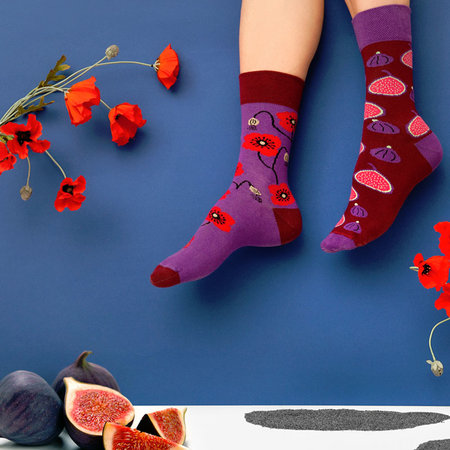 *Mismatched Sokken Fig & Poppy Seed