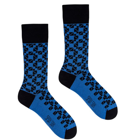 *Sokken Heren Spox Mosaic Indigo