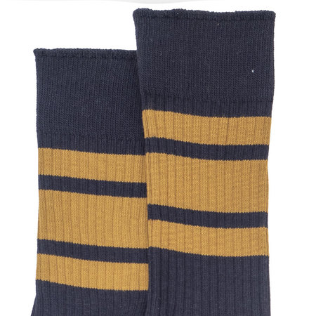 Herensok Wembley Streep Dark Navy