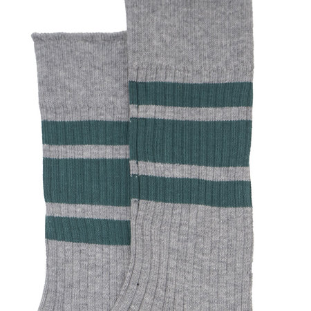 Herensok Wembley Streep Grey Mel