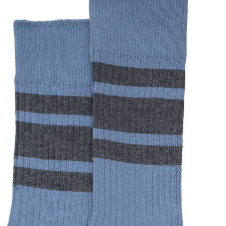 Herensok Wembley Streep Denim Blue