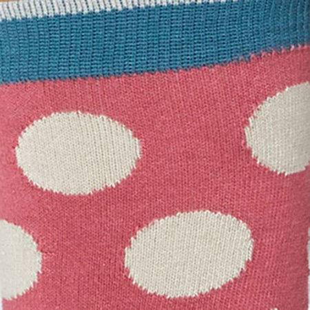 Bamboe Damessokken Easy Spots Blush Pink