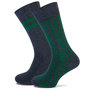 Sokken 2-pack Boy Cotton Antraciet Mix