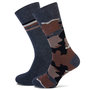 Sokken 2-pack Dick Cotton Antraciet