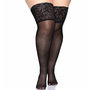 Kousen Stay Up met Brede Kanten Rand Plussize
