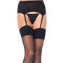 Jarretel Gordel met Kousen Set 2dlg Transparant Plus Size