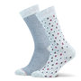 Sokken 2-pack Gerard Lichtgrijs  Maat 39-42