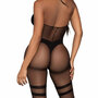 Bodysuit Transparant met Keyhole en Halternek