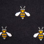Bamboe Damessokken Navy Bumblebee