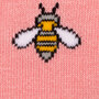 Bamboe Herensokken Bumble Bee Roze
