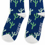 Bamboe Herensokken Cactus in Navy