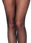Panty in Jarretel Uitvoering Visnet zonder Kruis Plus Size