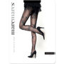Panty Marc Marcs Stars Zwart met Zilver Maat S/M
