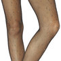 Panty Visnet Fijne Maas met Glanzende Studs